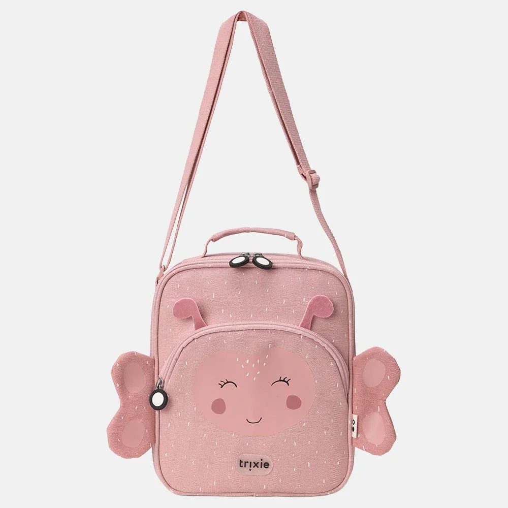 Trixie Mrs. Butterfly thermische lunchtas roze bij Duifhuizen