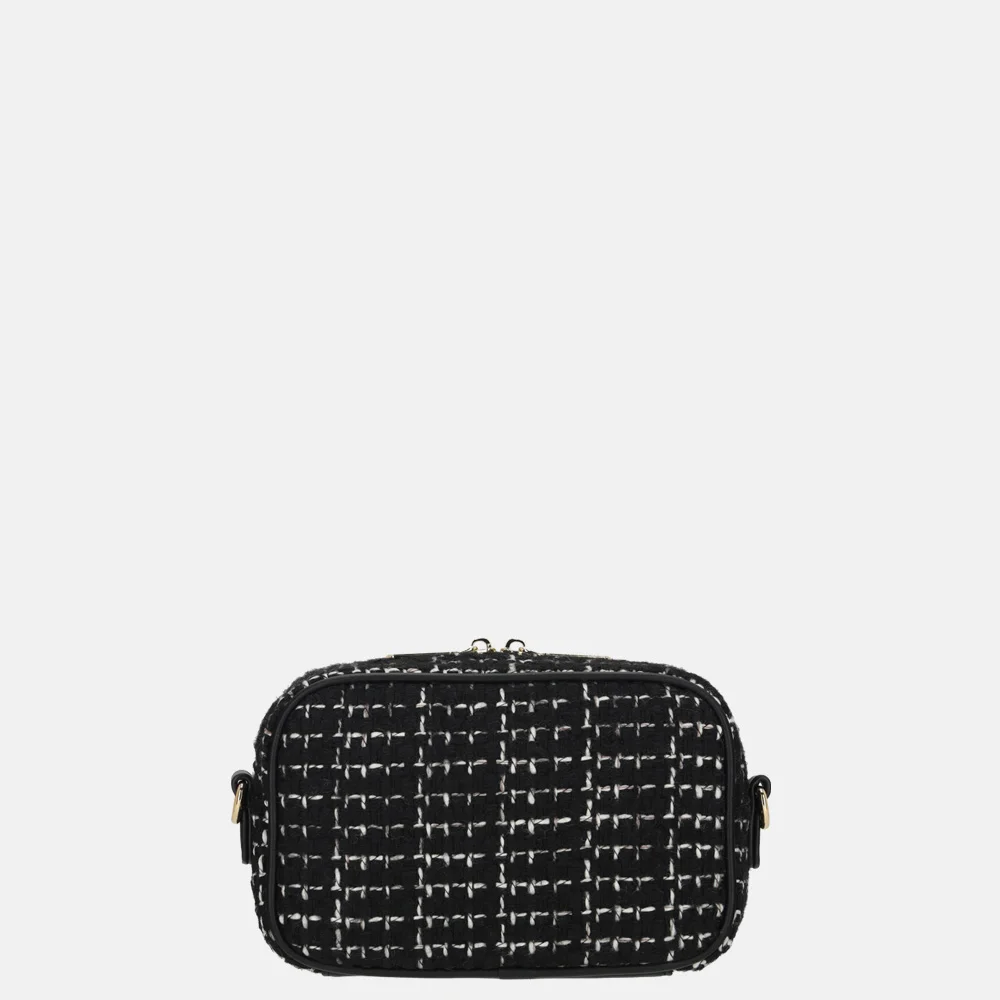 Valentino Bags Tweed crossbody tas nero/multicolour bij Duifhuizen