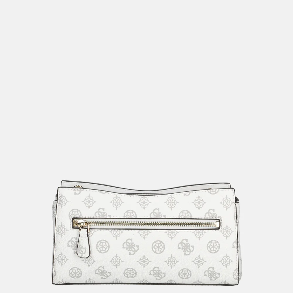 Guess Dorys crossbody tas white logo bij Duifhuizen