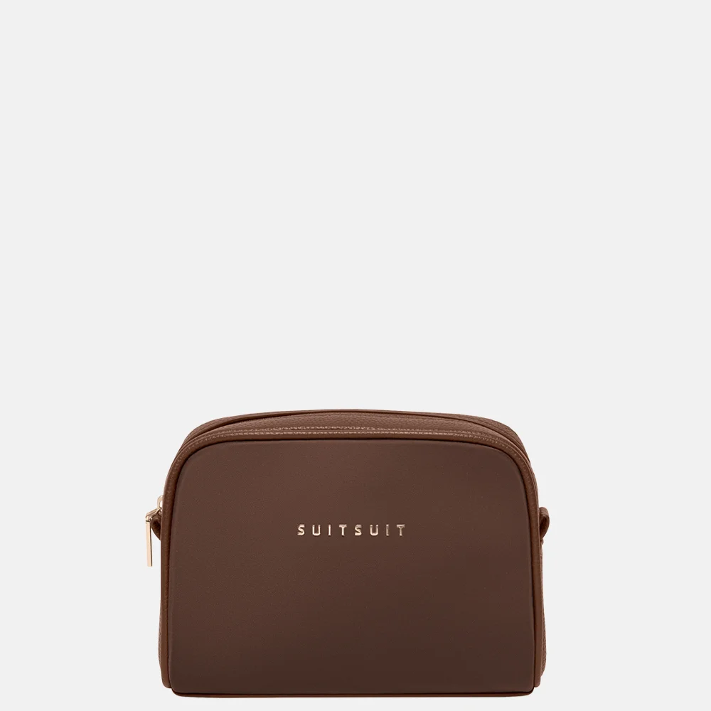 SUITSUIT Serenity Toilettas en make-up tasje set chocolade brown bij Duifhuizen