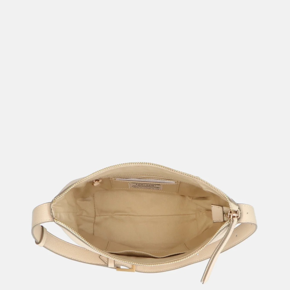 Loulou Essentiels Marie handtas beige bij Duifhuizen