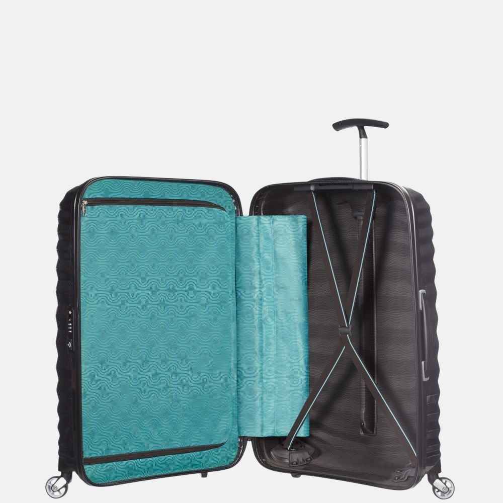 Samsonite Lite-Shock spinner 69 cm black bij Duifhuizen