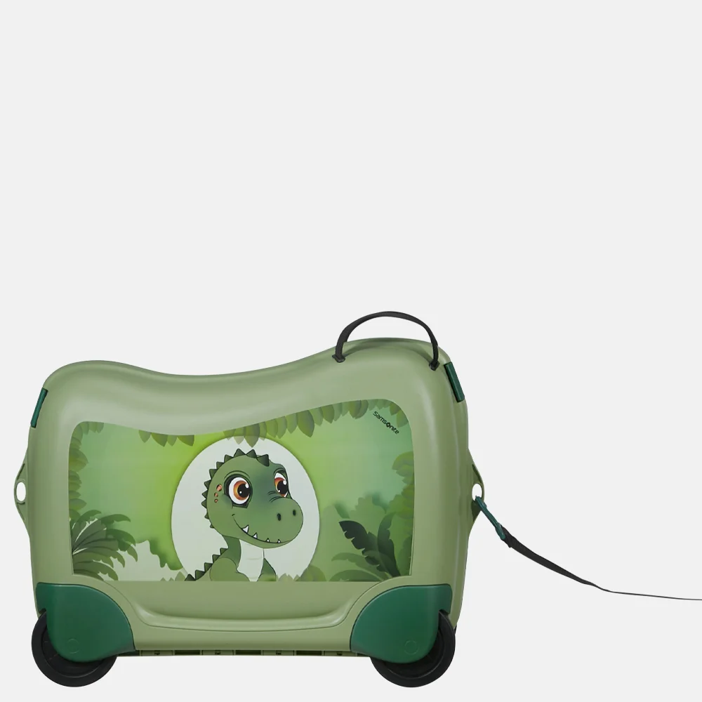 Samsonite Dream2go Ride-On kinderkoffer Dino Rex groen bij Duifhuizen