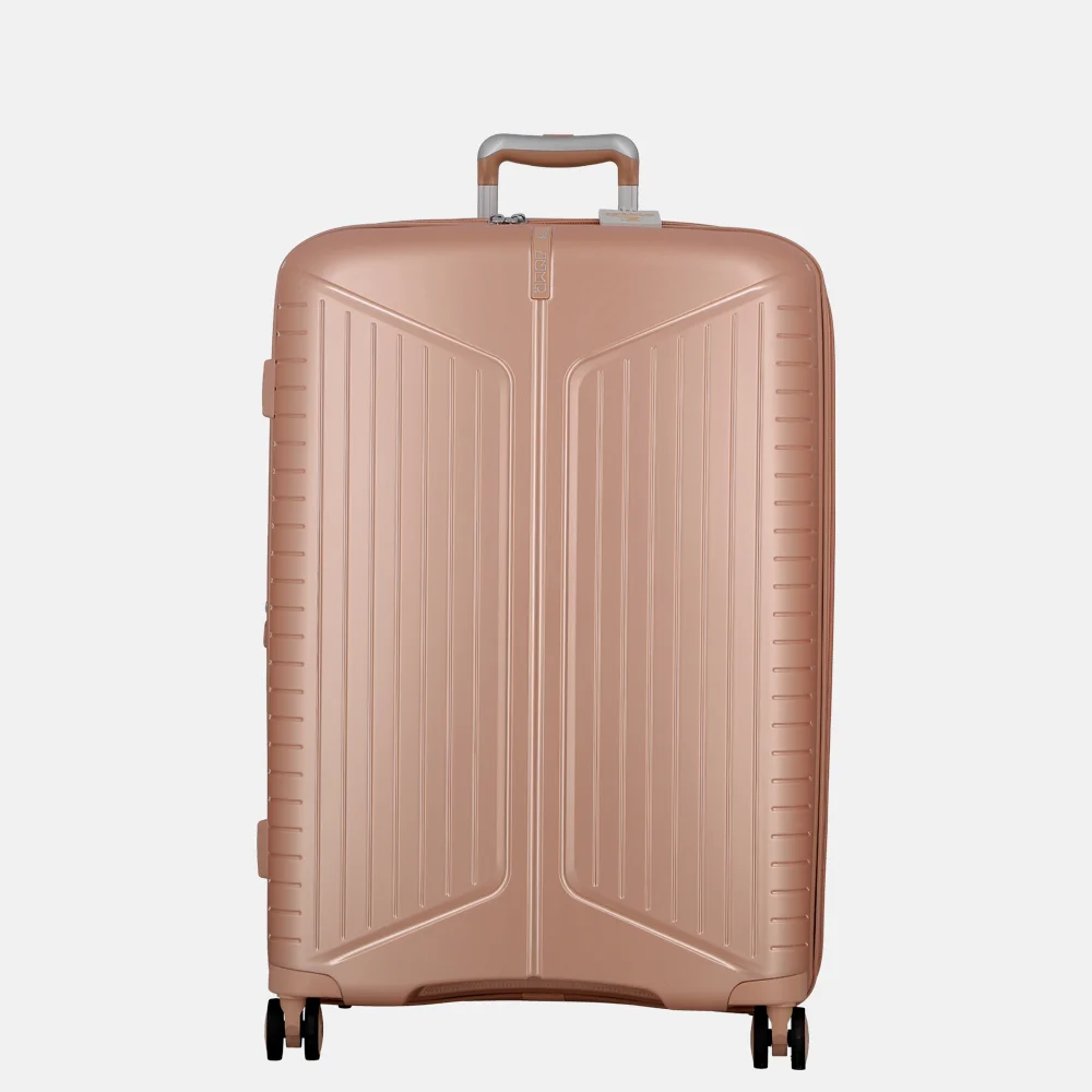 Jump Evae reiskoffer 76 cm expandable rosepale bij Duifhuizen