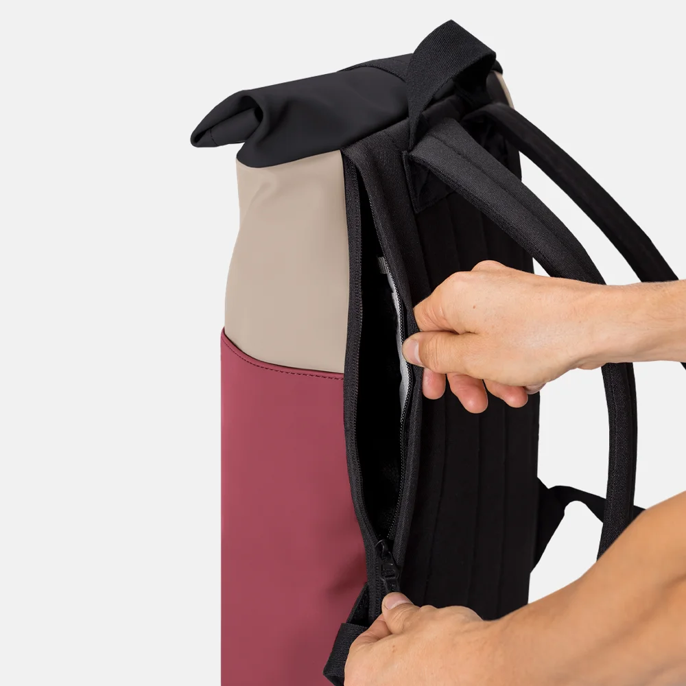 Ucon Acrobatics Hajo Lotus Infinity rugzak mini glacier sand - burgundy bij Duifhuizen