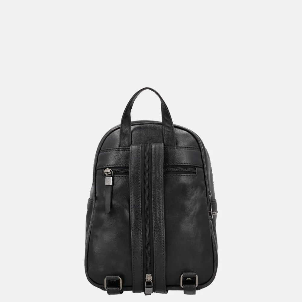 Hide & Stitches Porto rugzak black bij Duifhuizen