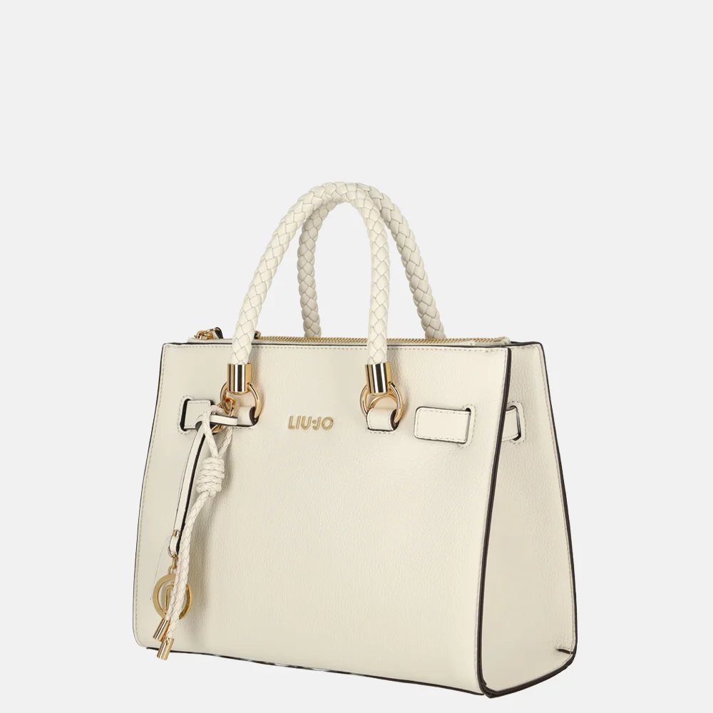 Liu Jo Manhattan Boston satchel handtas S cream bij Duifhuizen