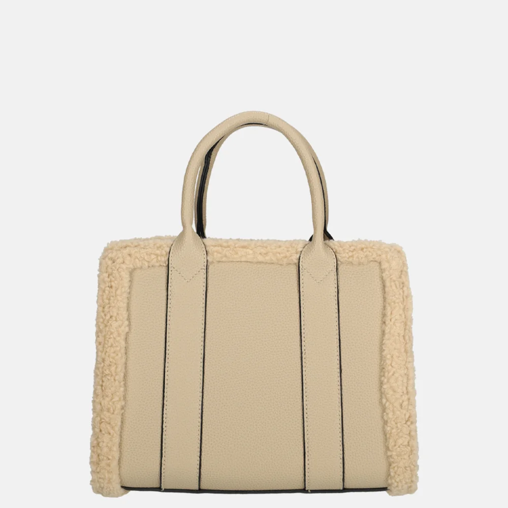 Firenze Teddy handtas taupe bij Duifhuizen