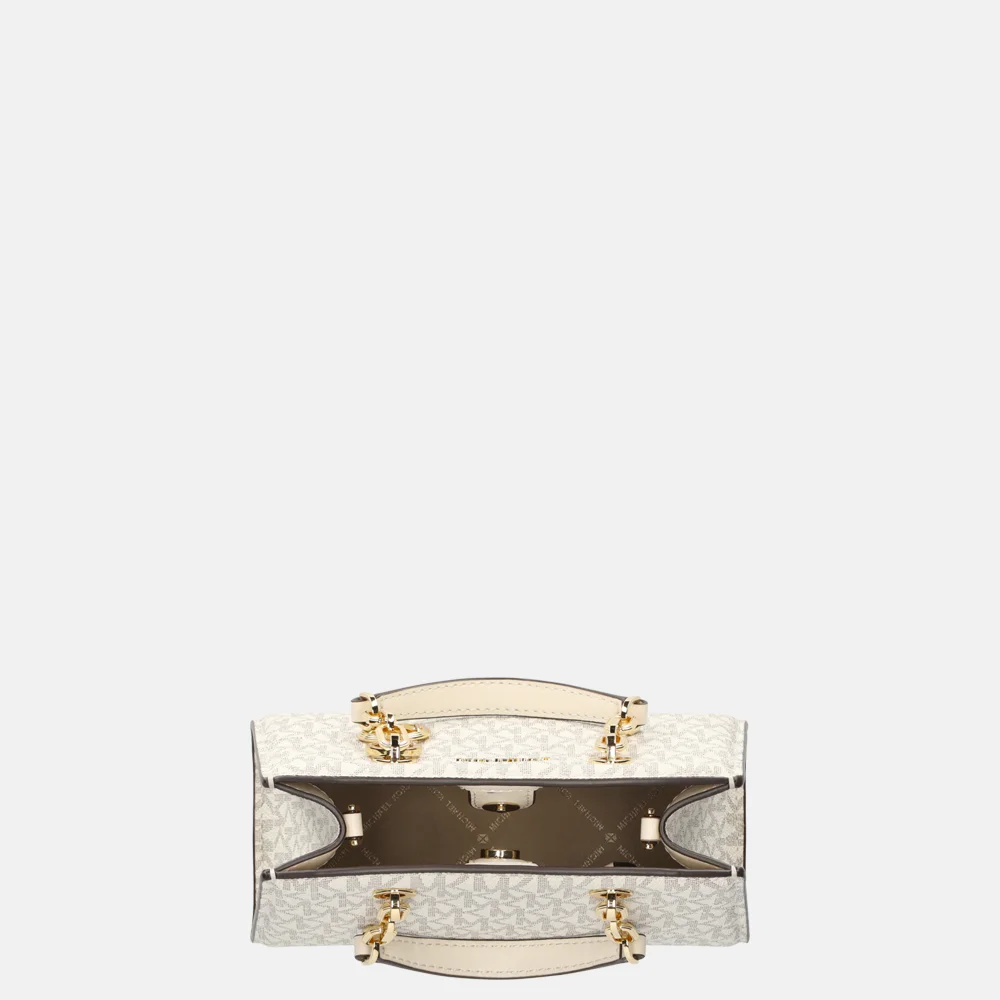 Michael Kors Cynthia crossbody tas XS van/cream bij Duifhuizen