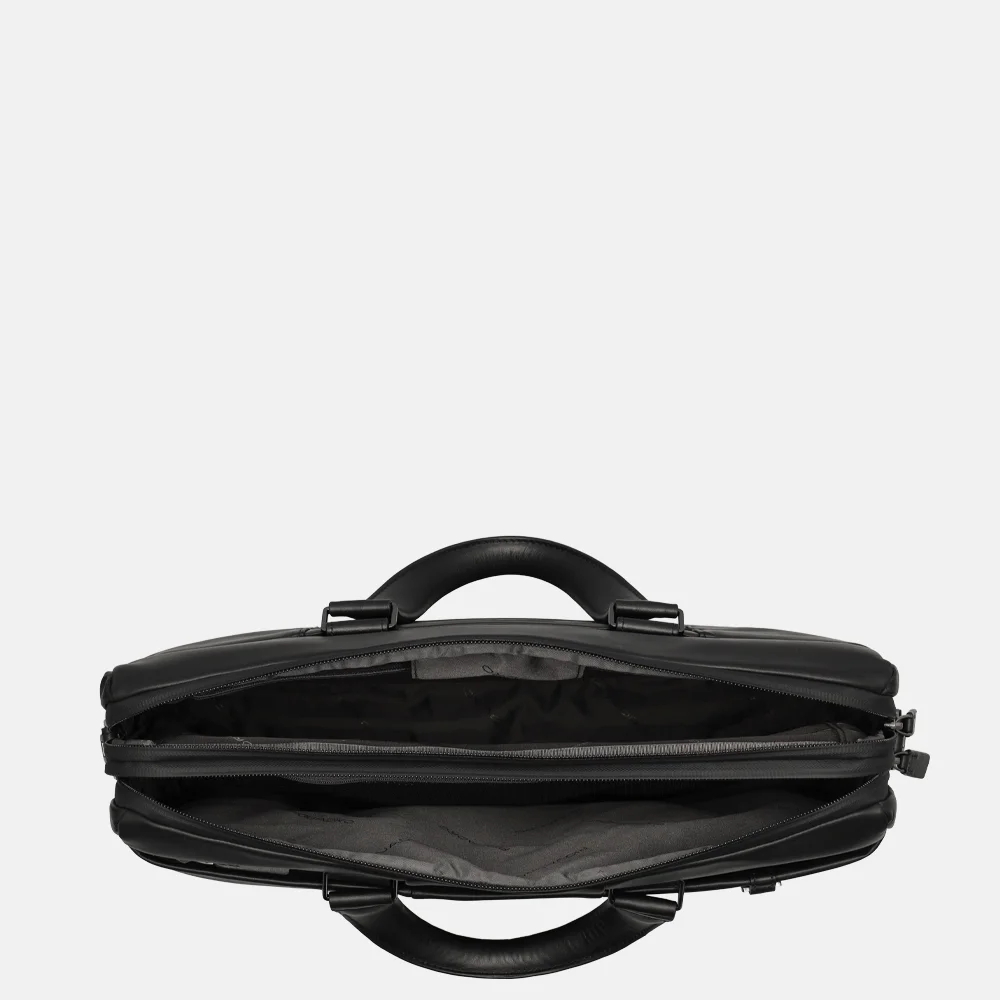 Piquadro Urban laptoptas 15 inch nero bij Duifhuizen