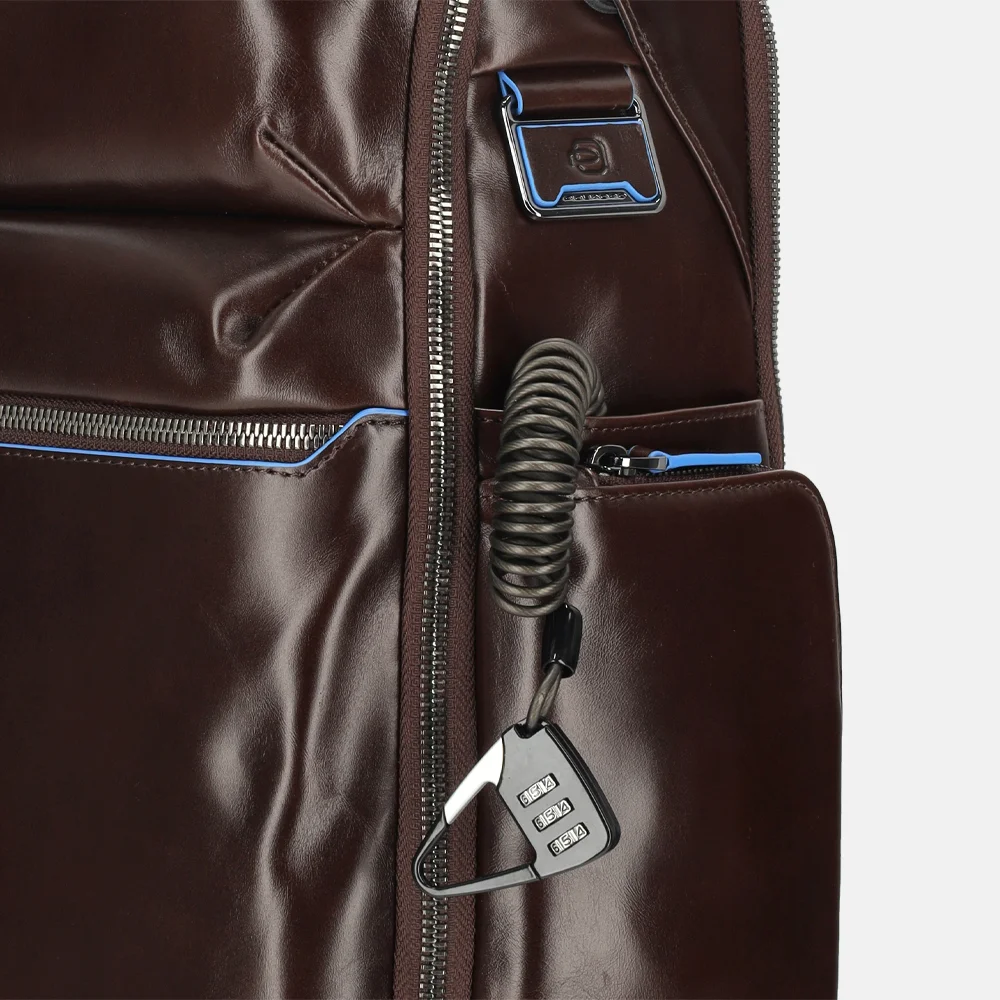 Piquadro Blue square laptoprugzak 15 inch morro bij Duifhuizen