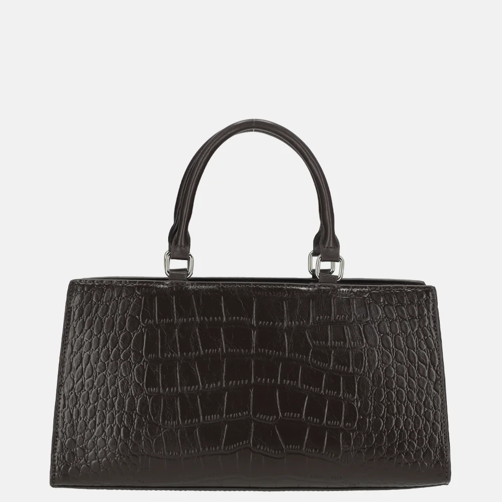 Daniele Donati Croco handtas dark brown bij Duifhuizen