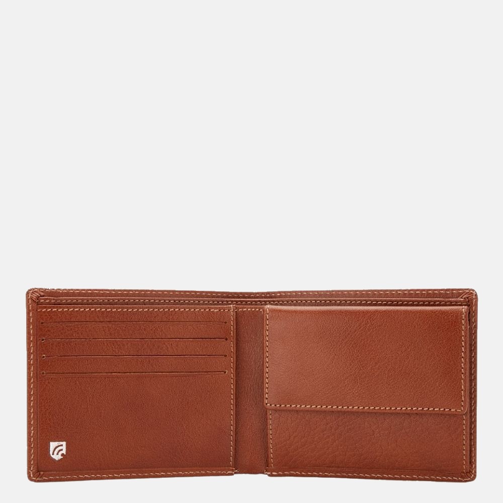 Castelijn & Beerens Nova billfold light brown bij Duifhuizen