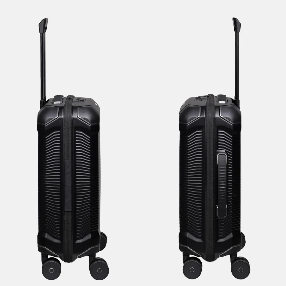 Travelite Millennium spinner handbagage koffer 55 cm black bij Duifhuizen