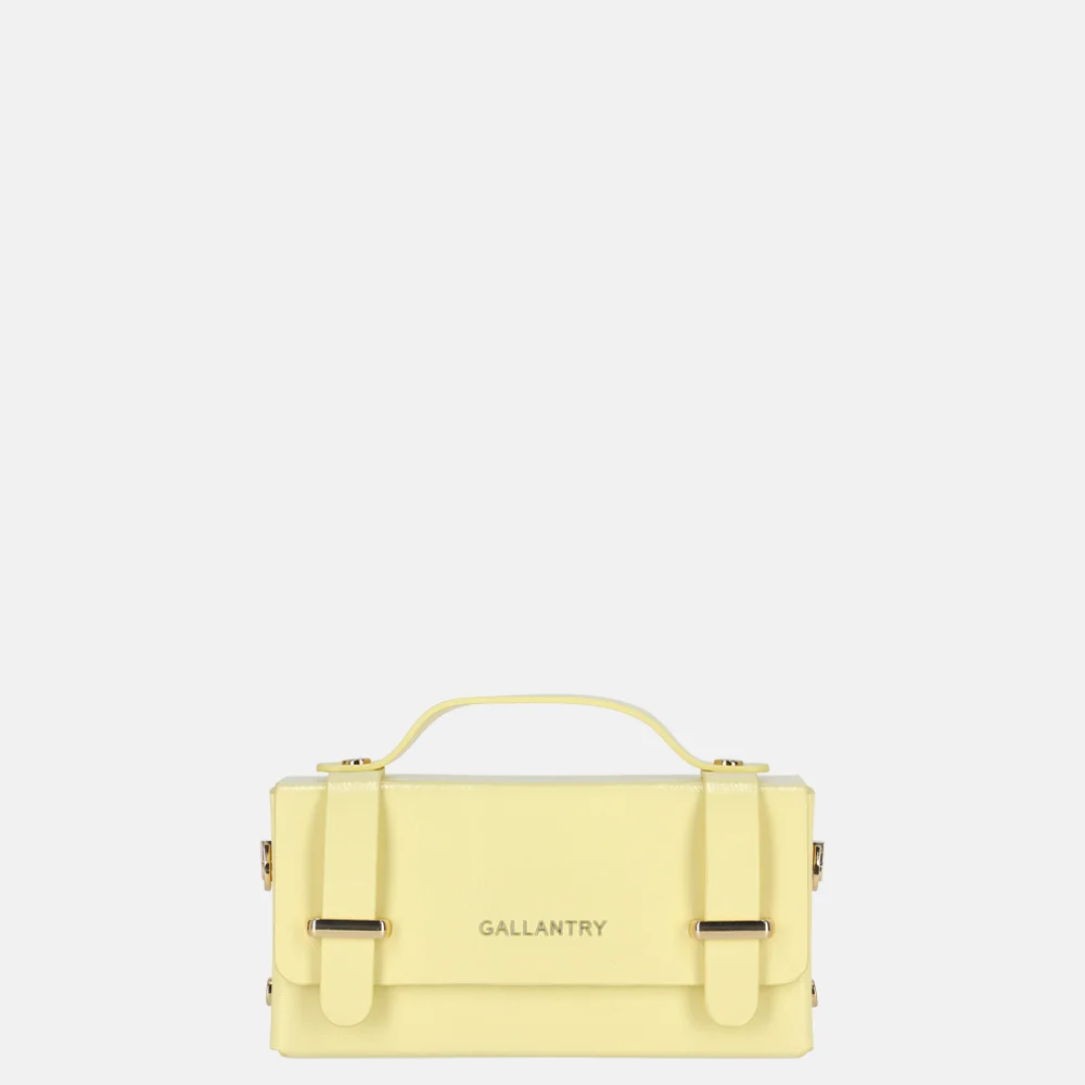 Firenze crossbody tas lak yellow bij Duifhuizen