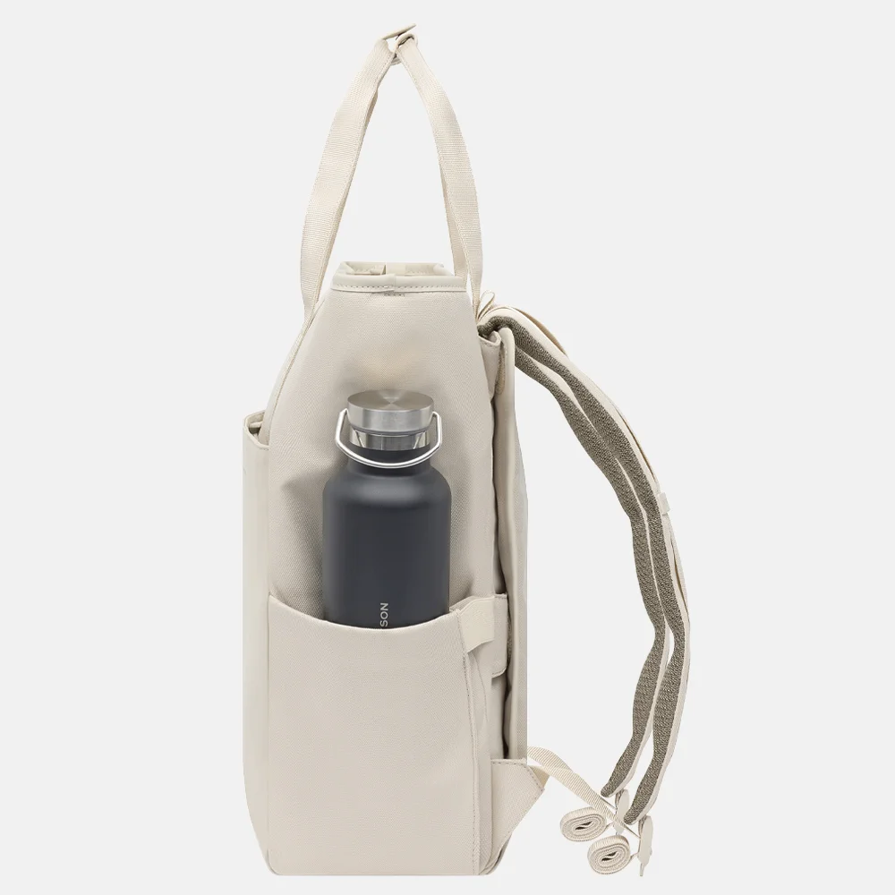 Kapten & Son Lindby Pro laptoprugzak sandstone bij Duifhuizen