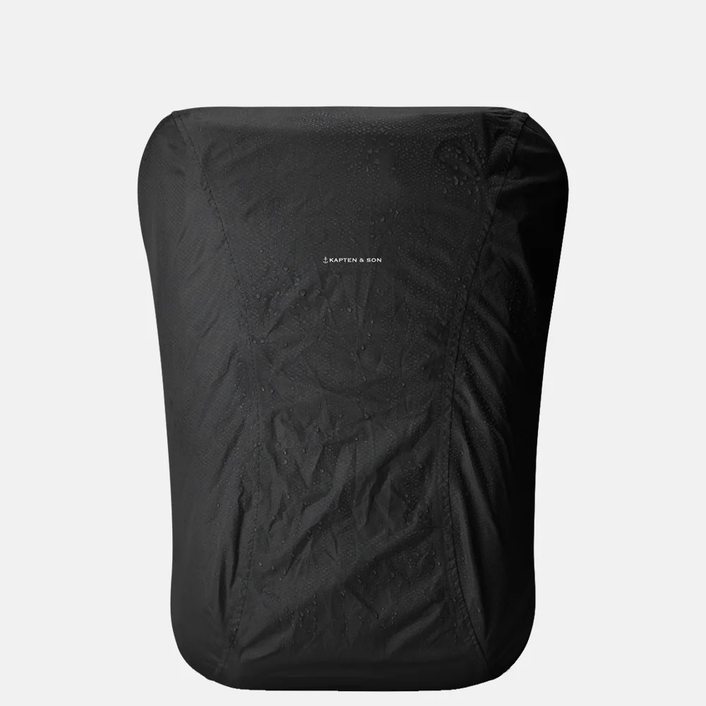 Kapten & Son Banff rugzak all black bij Duifhuizen