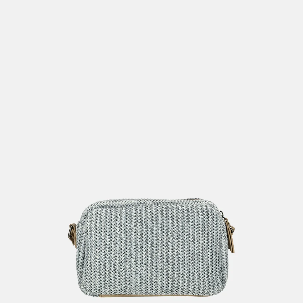 Enrico Benetti Raffia crossbody tas lichtblauw bij Duifhuizen