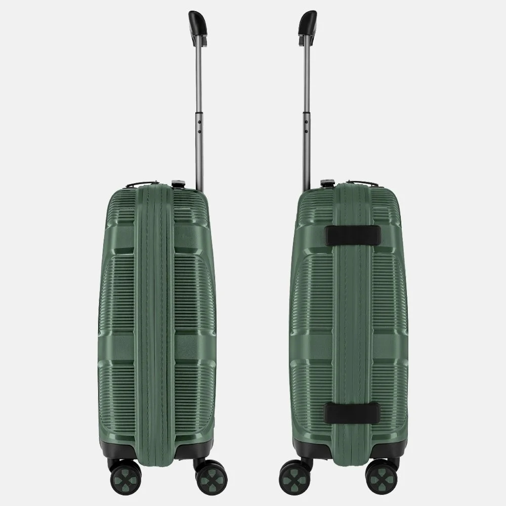 Impackt Spinner koffer 55 cm deep sea grey bij Duifhuizen