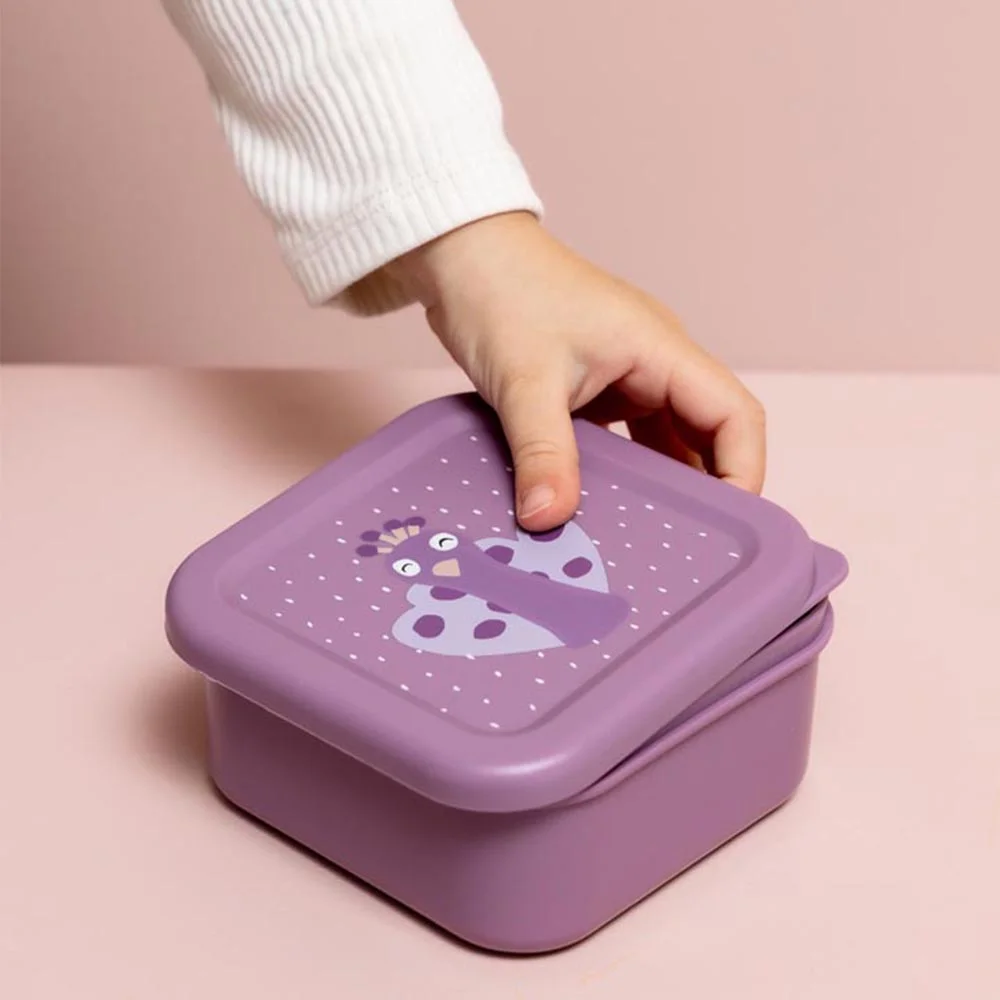 Trixie 3-delig lunchbox Mrs. Peacock bij Duifhuizen