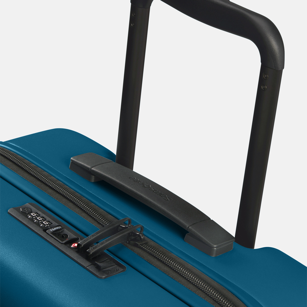 Samsonite StackD handbagage spinner 55 cm petrol bij Duifhuizen