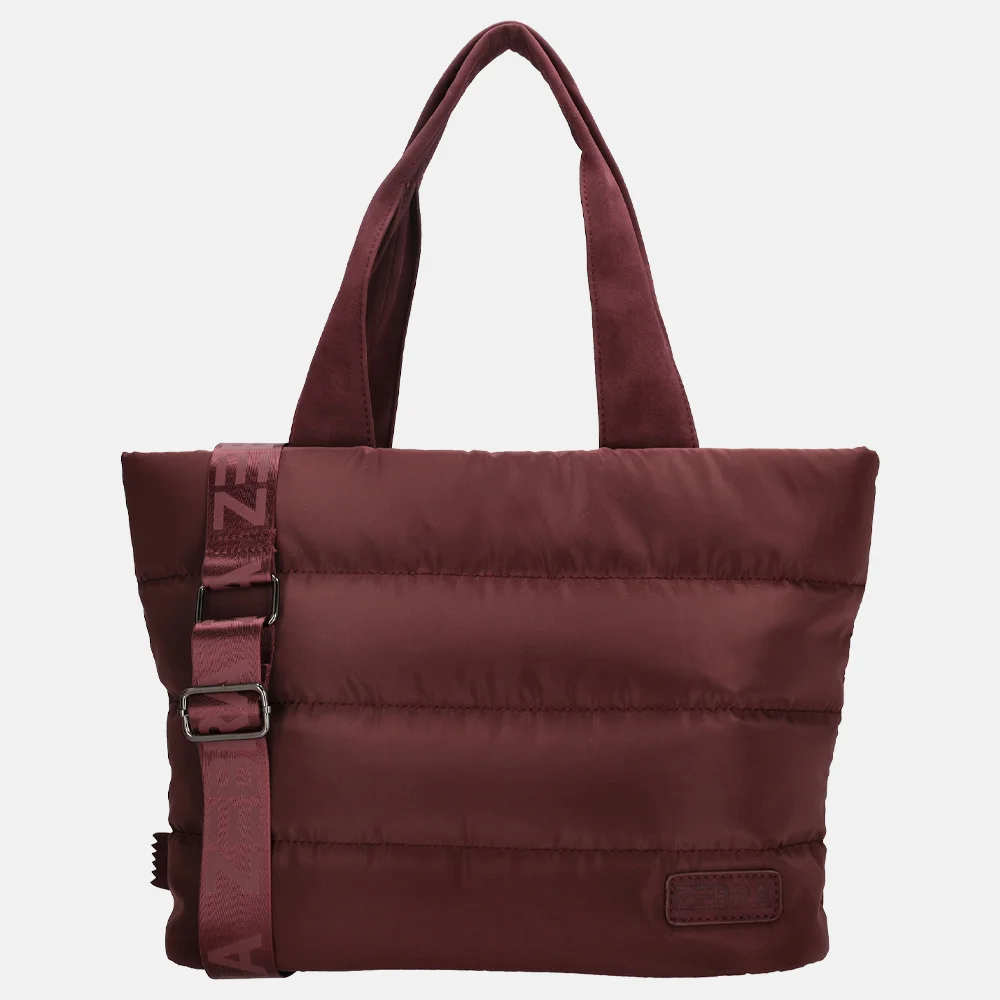 Zebra Trends Elske puffy handtas M bordeaux