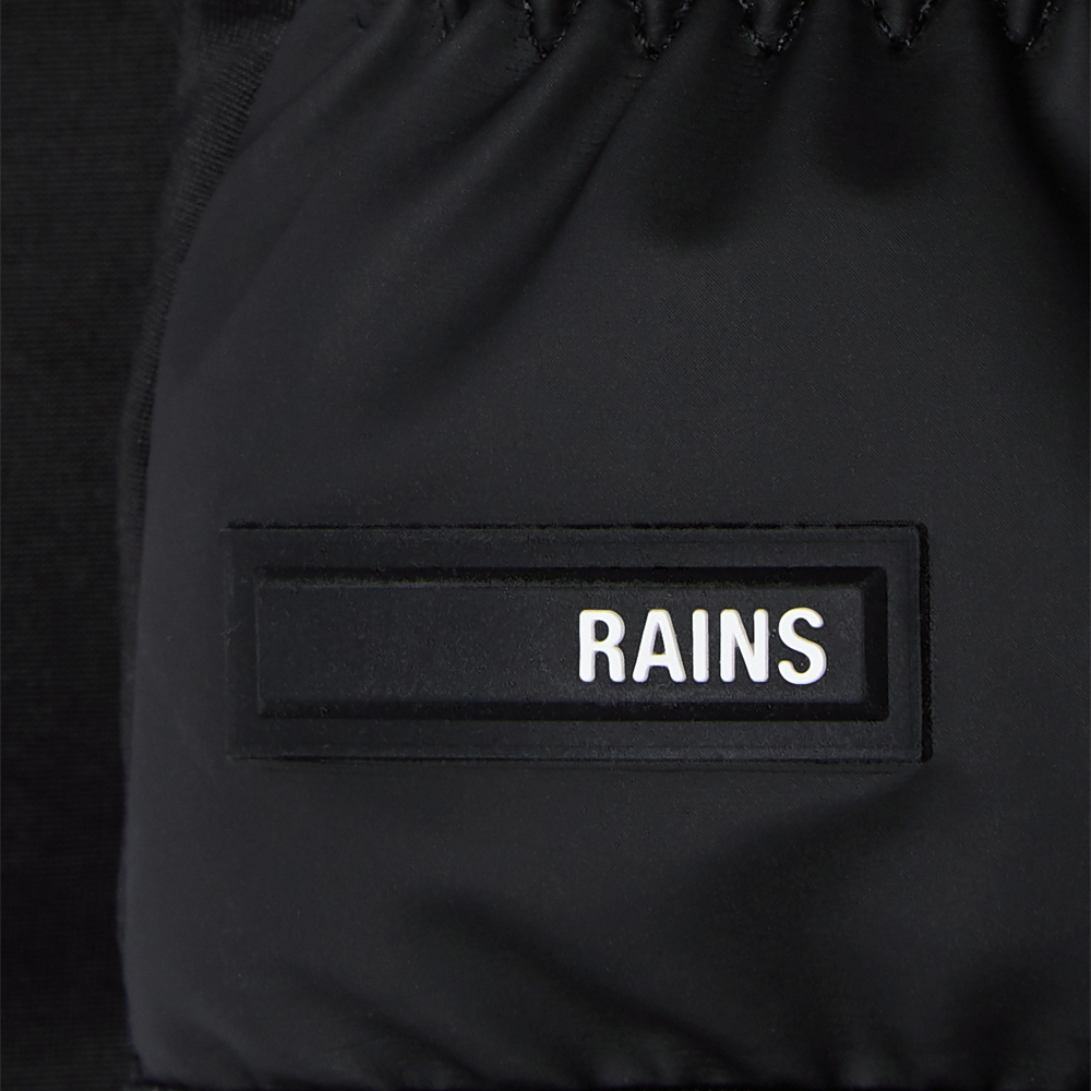 Rains Trekker Mittens handschoenen black bij Duifhuizen