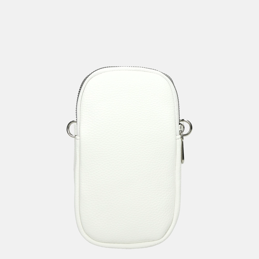 Flora & Co schoudertas telefoon white bij Duifhuizen
