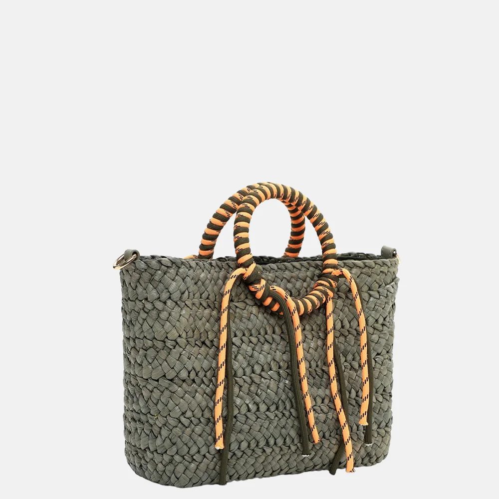 Emily & Noah Jolanda handtas riet S khaki bij Duifhuizen