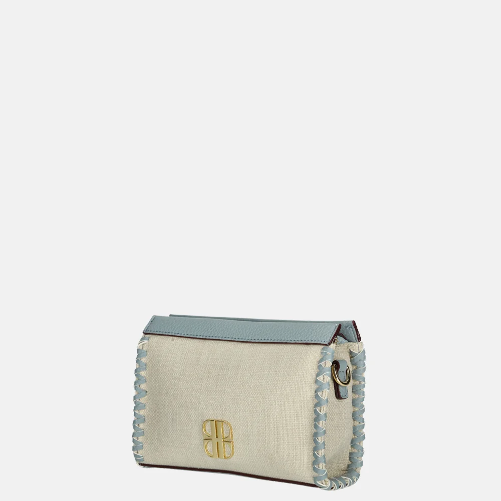Laurent David crossbody tas light blue bij Duifhuizen