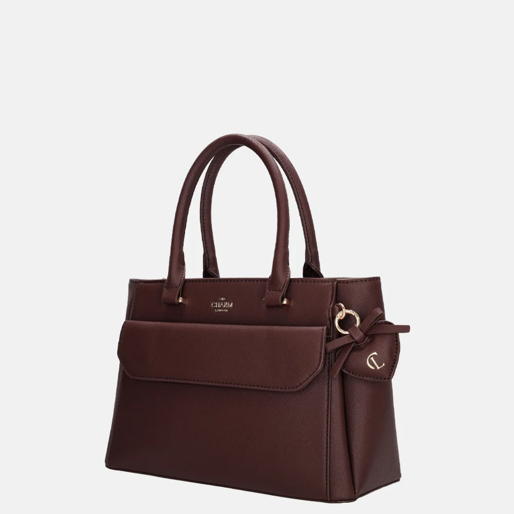 Charm London Cambridge handtas M bordeaux bij Duifhuizen