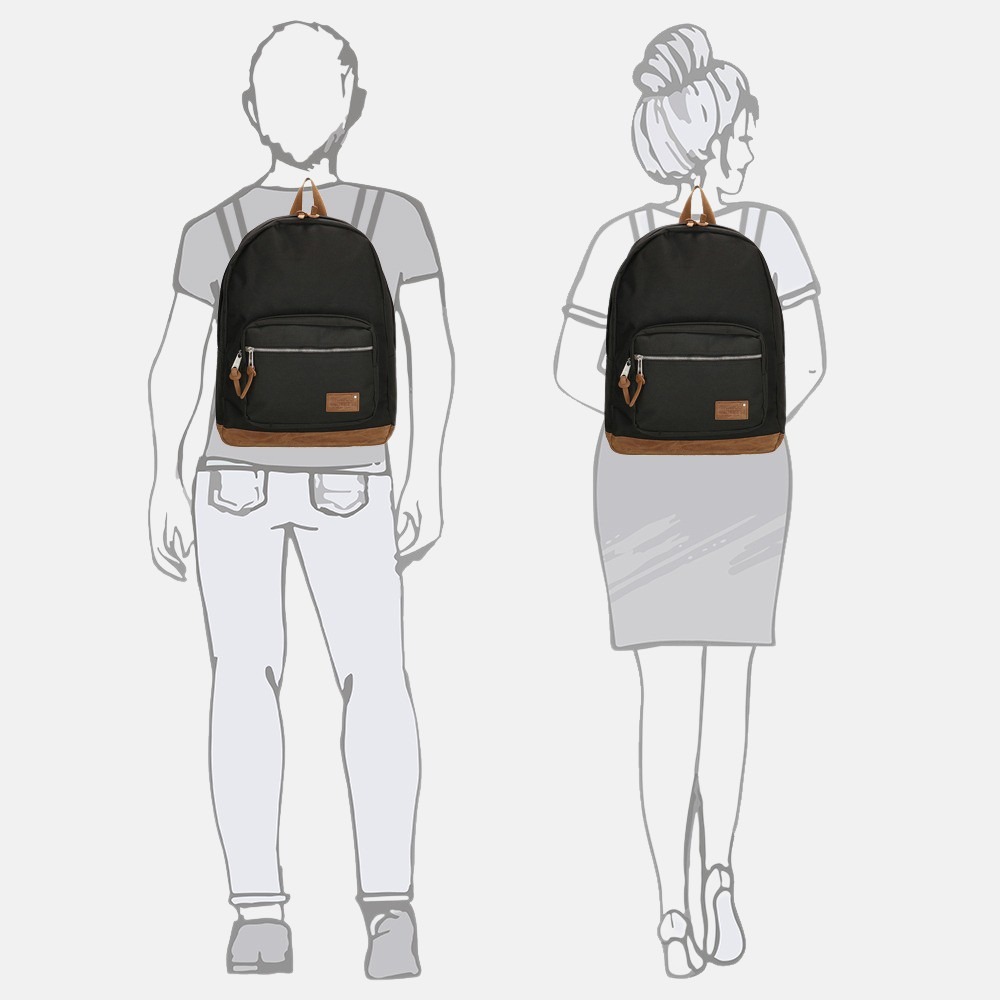 Enrico Benetti Santiago rugzak L black bij Duifhuizen