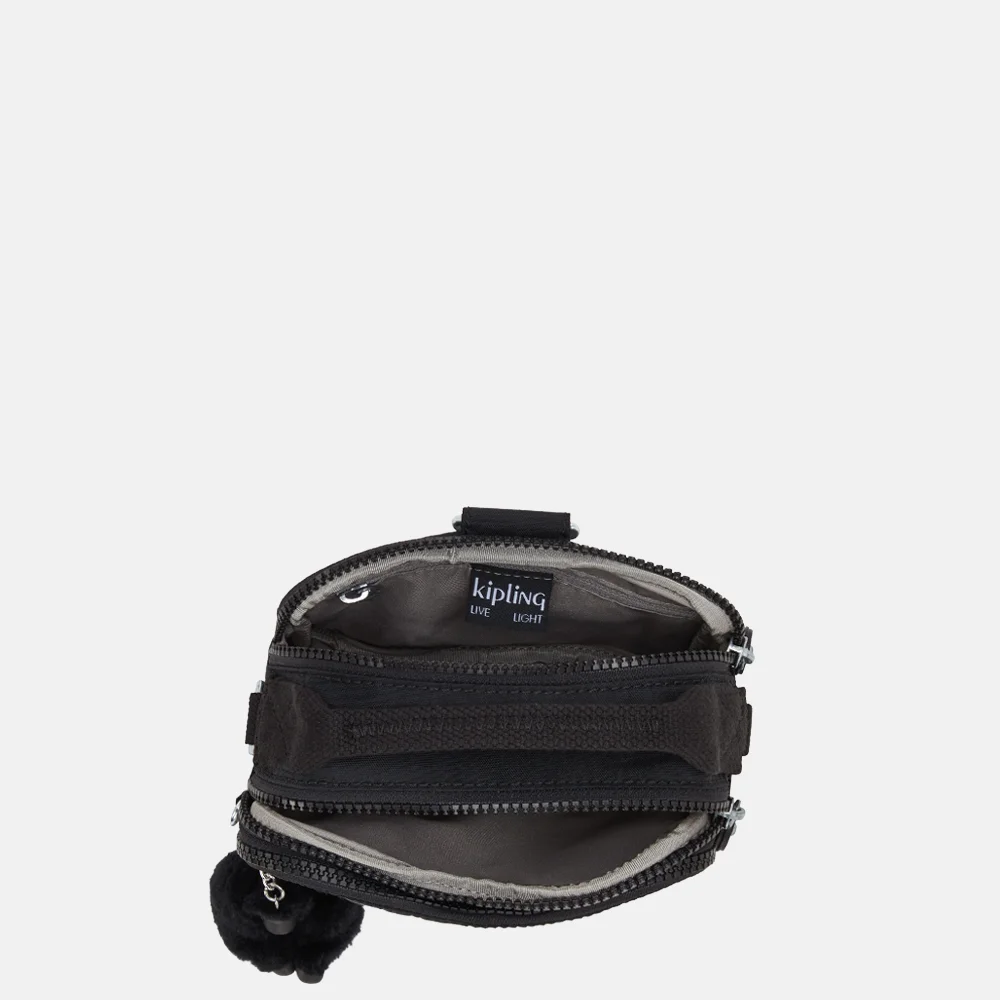 Kipling Cahir handtas 3-in-1 black noir bij Duifhuizen