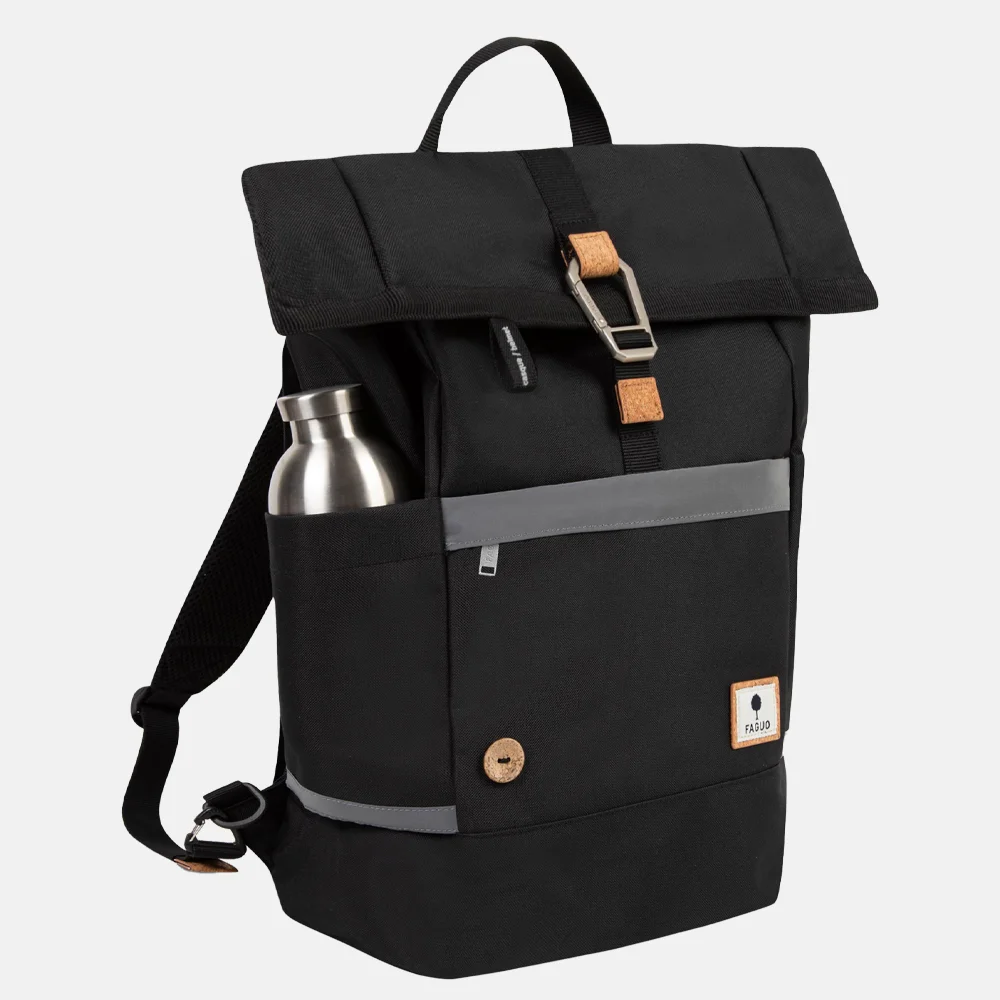 Faguo Cycling  rugzak medium 16 inch black bij Duifhuizen