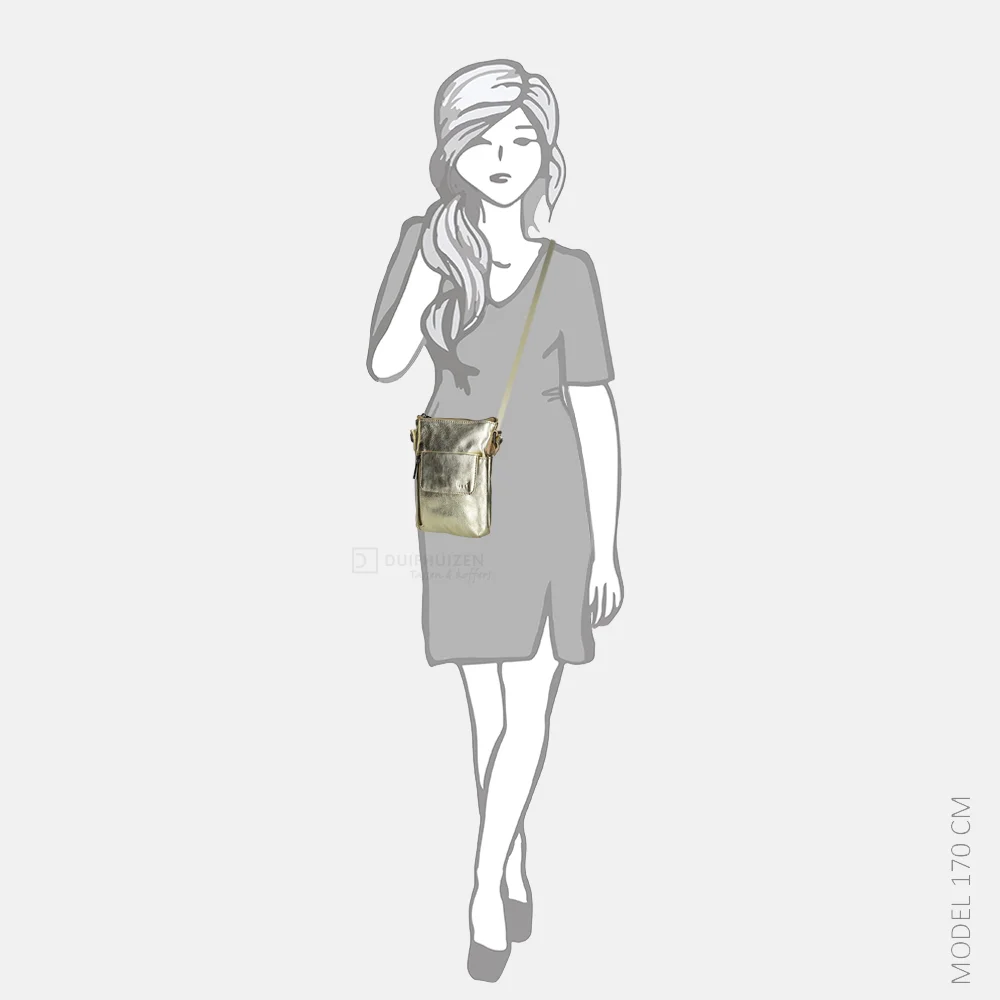 Bear Design telefoontas champagne gold  bij Duifhuizen