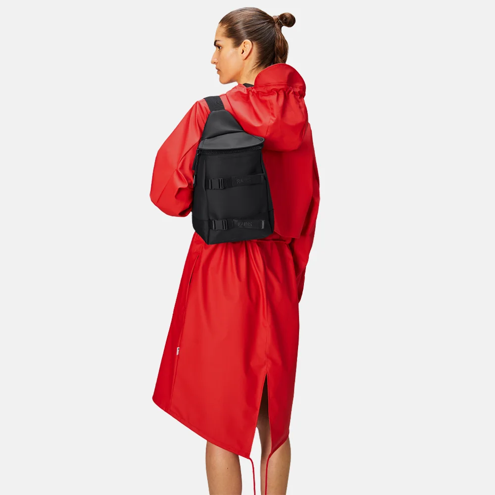 Rains Trail Sling Bag schoudertas black bij Duifhuizen