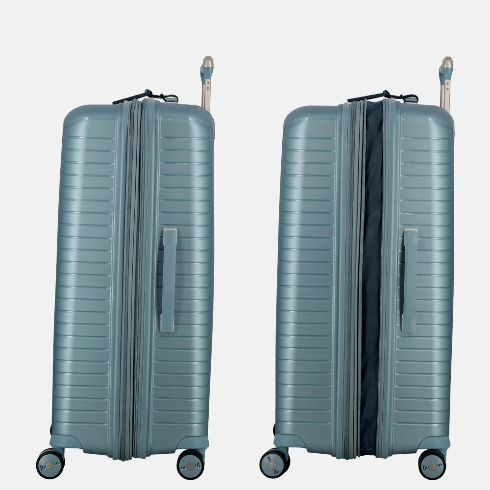 Jump Evae reiskoffer 76 cm expandable blueciel bij Duifhuizen