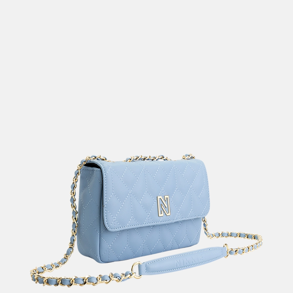 NIKKIE Ann crossbody tas blue lagoon  bij Duifhuizen