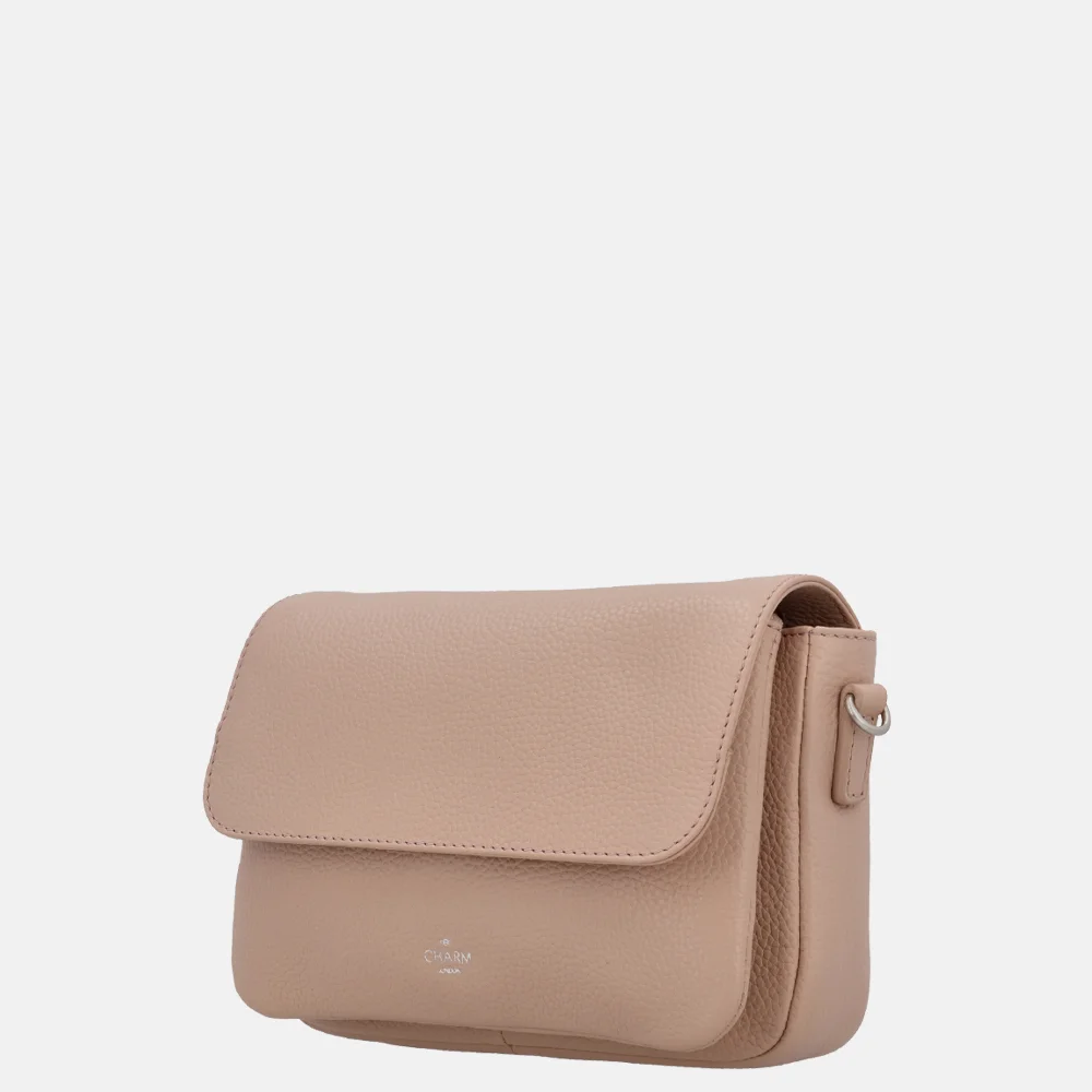 Charm London Washington crossbody tas oudroze bij Duifhuizen