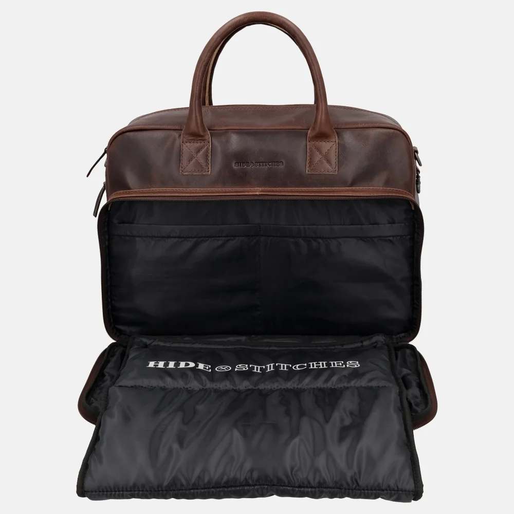 Hide & Stitches Nevajo Next luiertas donkerbruin bij Duifhuizen