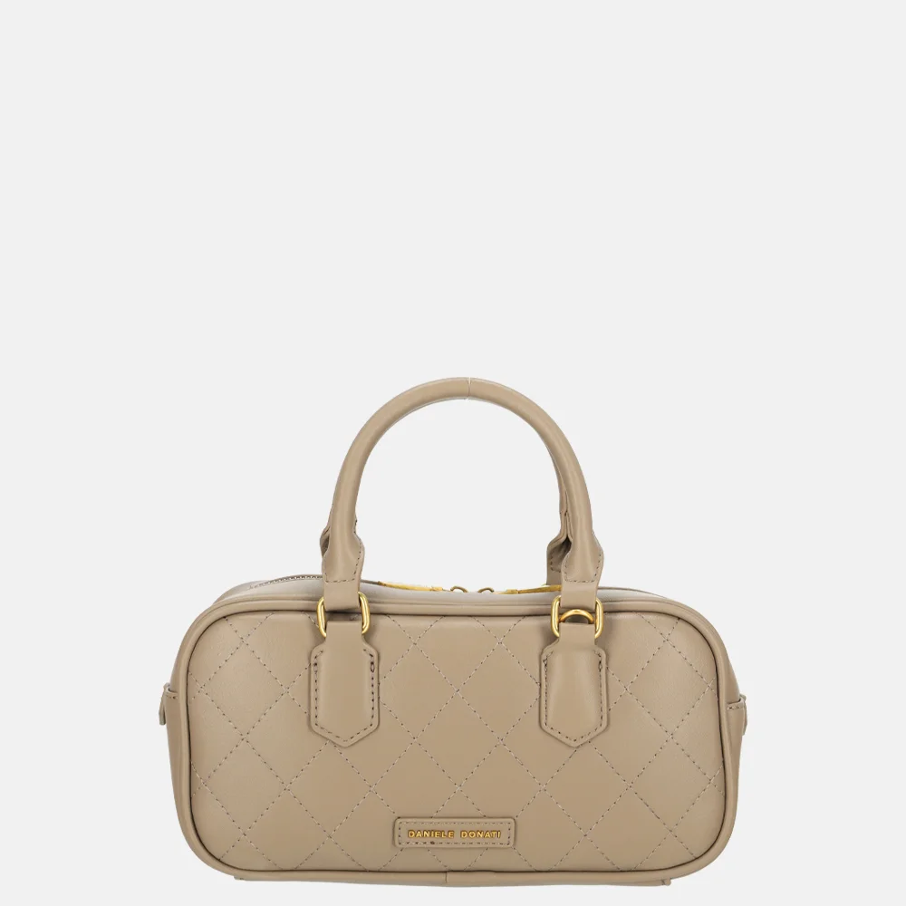 Daniele Donati handtas stiksels taupe bij Duifhuizen