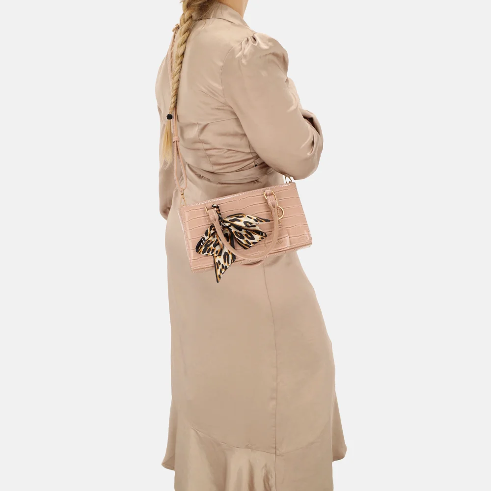 Charm London Knightbridge handtas oudroze bij Duifhuizen