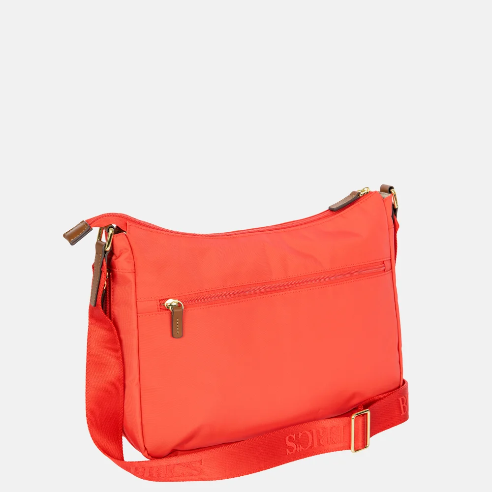 Bric's crossbody tas poppy oranje bij Duifhuizen