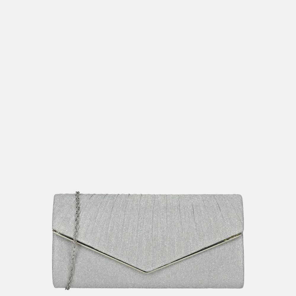 Firenze clutch silver bij Duifhuizen