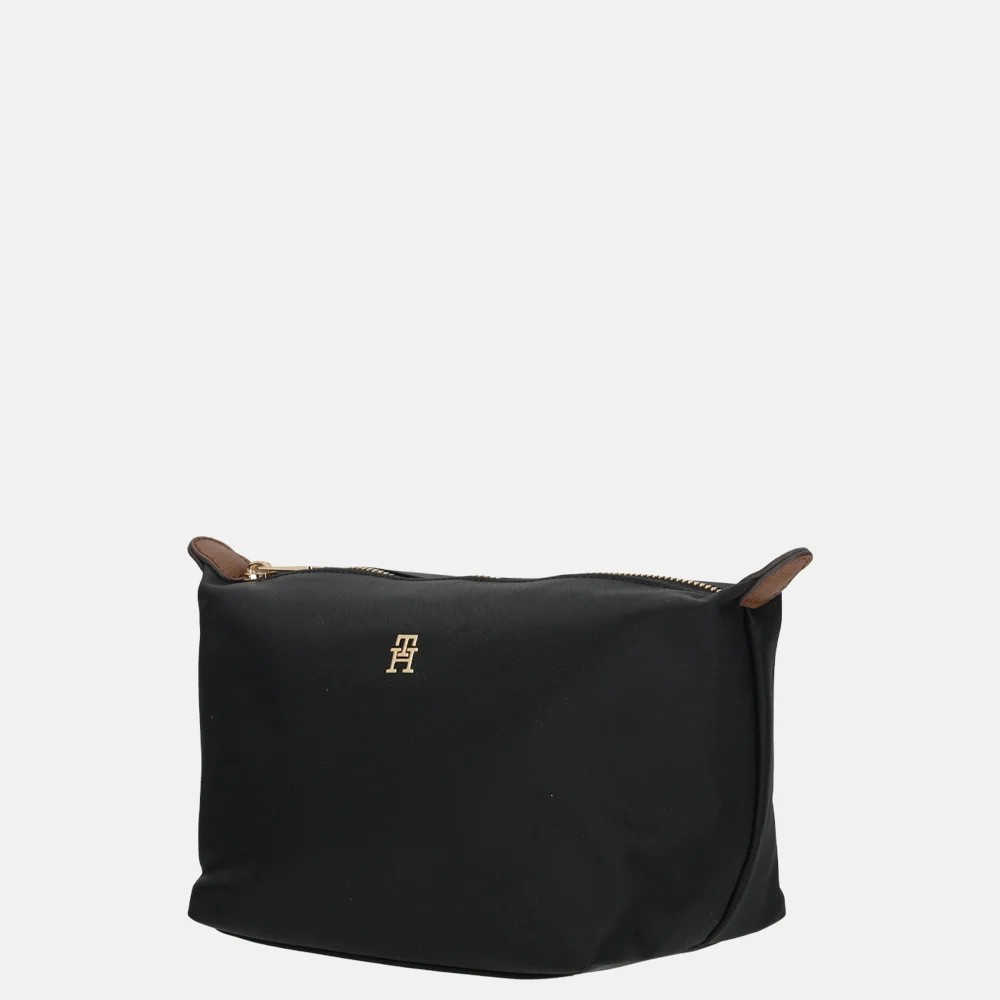 Tommy Hilfiger  Icon nylon toilettas black bij Duifhuizen