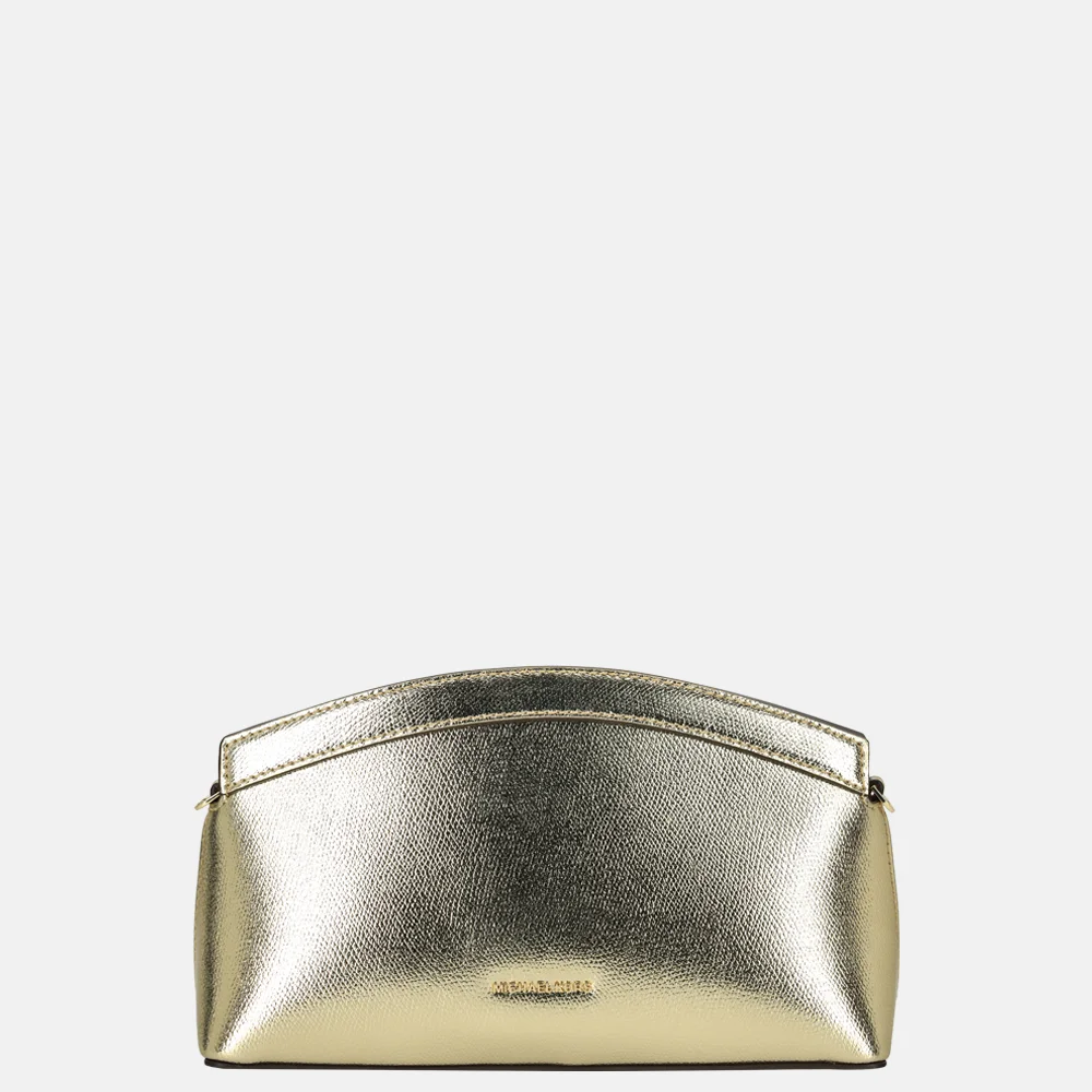 Michael Kors Dome crossbody tas S pale gold bij Duifhuizen
