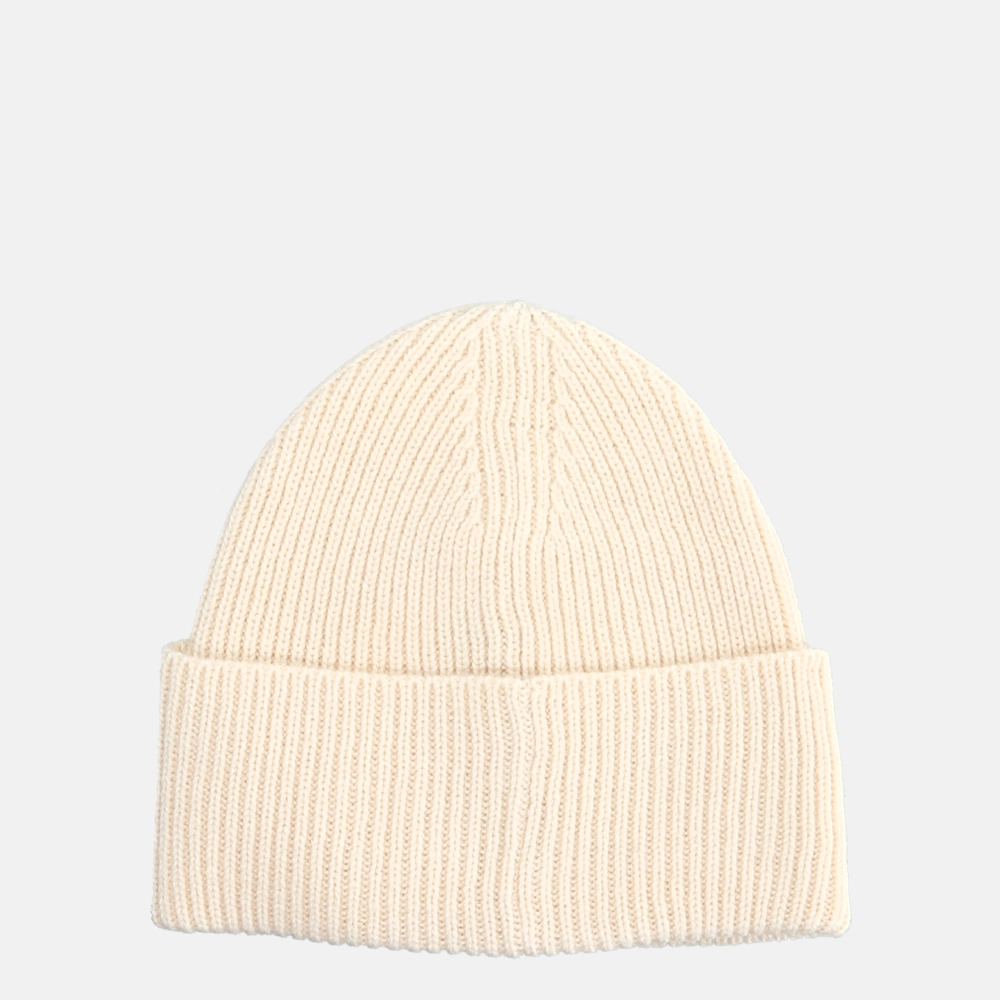 Nikkie Badge Beanie cream bij Duifhuizen