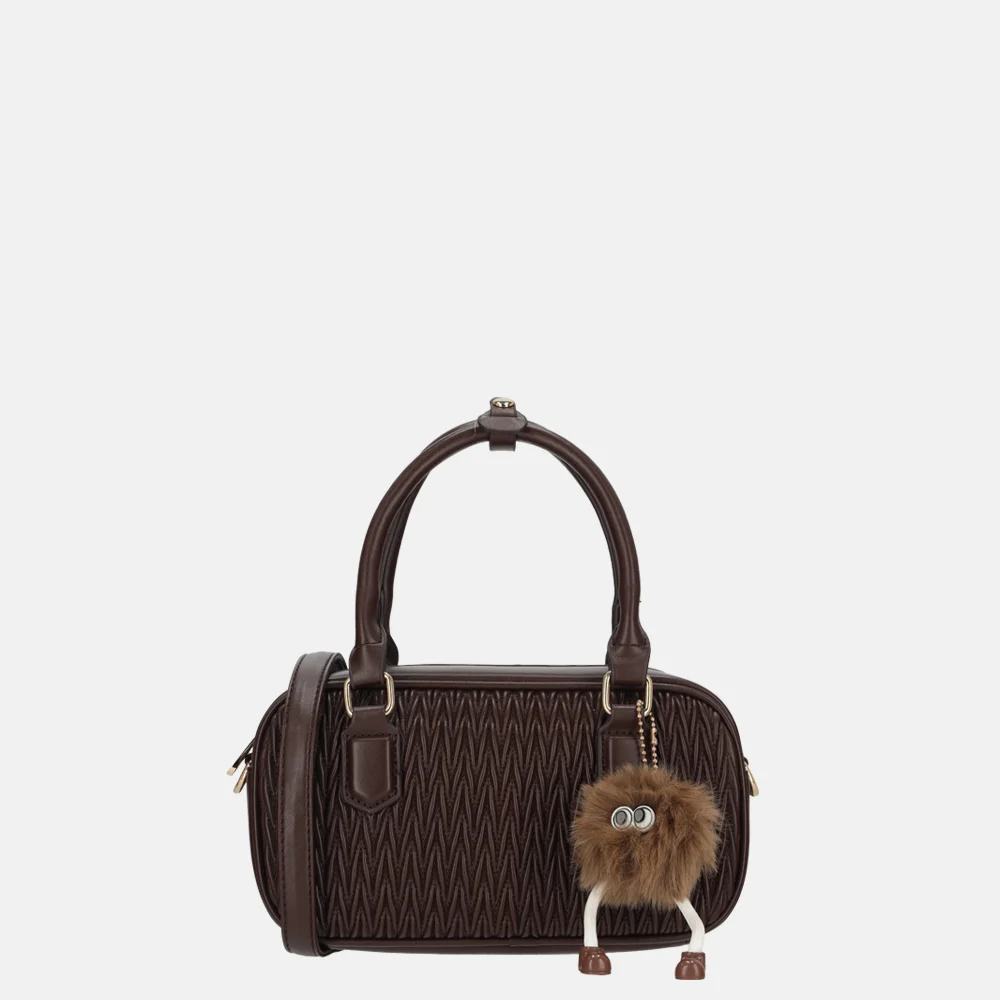 Firenze Smocked handtas coffee