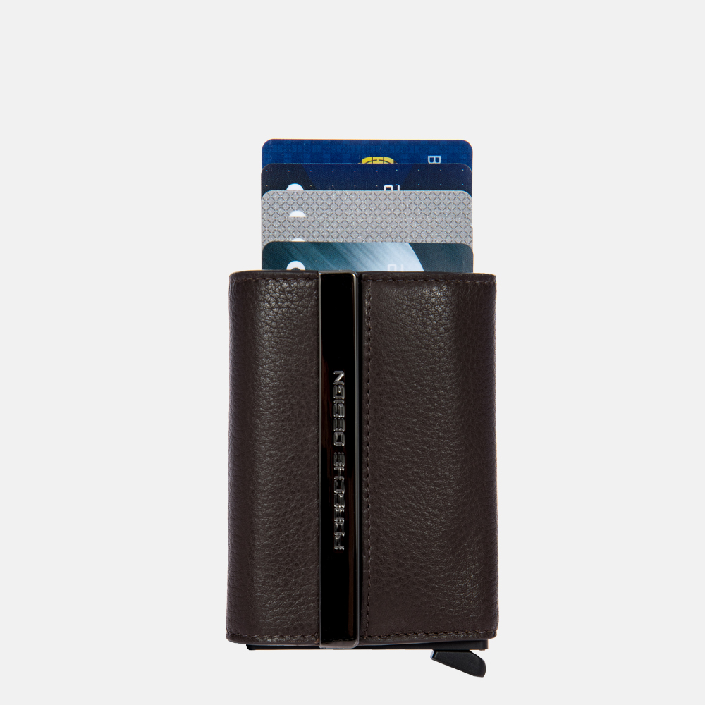 Porsche Design x Secrid pasjeshouder dark brown bij Duifhuizen