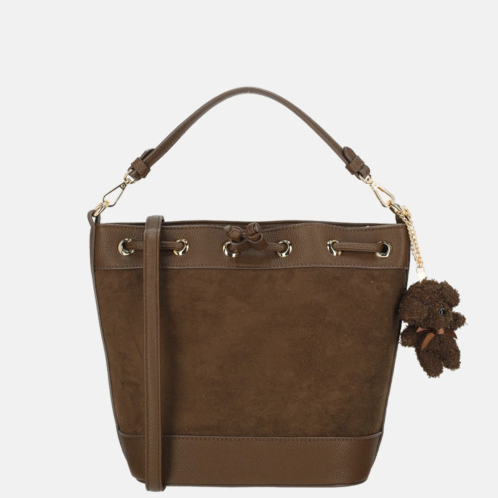 Firenze Reticule buideltas suedine coffee